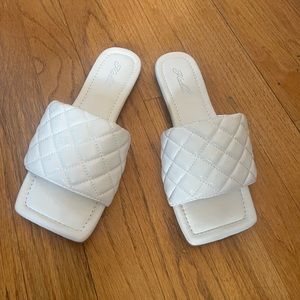 Quilted Slide Sandals